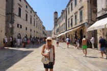 Main street of Old Dubrovnik town.