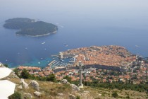 Dubrovnik, a medievel walled town in Croatia.
