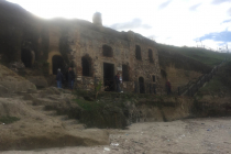 Weird Church constructed by shipwrecked sailors made from a cave.