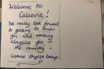 When we arrived we had a beautiful postcard waiting for us.