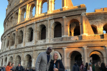 Dave and Di at the Coliseum