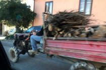 Local delivery truck in Bocchliero, Cosenza.