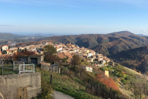The mountain top village of Bocchliero, Cosenza.