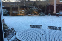 A snowy day at the Horsfield's